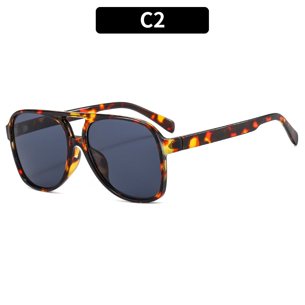 Wholesale Double Beam Personalized PC Sunglasses